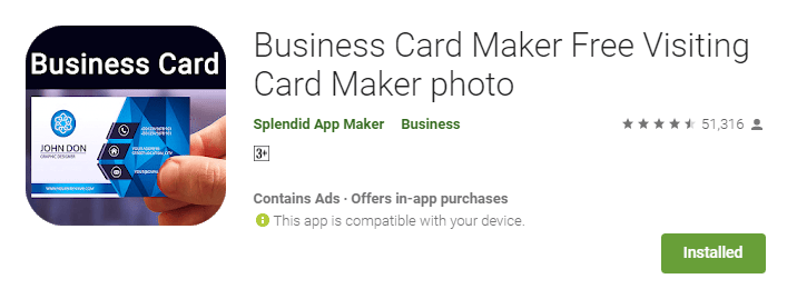 Cara membuat kertu nama menggunakan business card maker