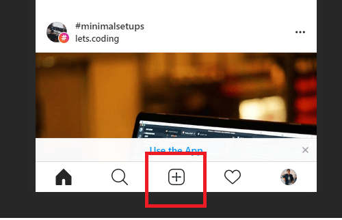 post instagram browser