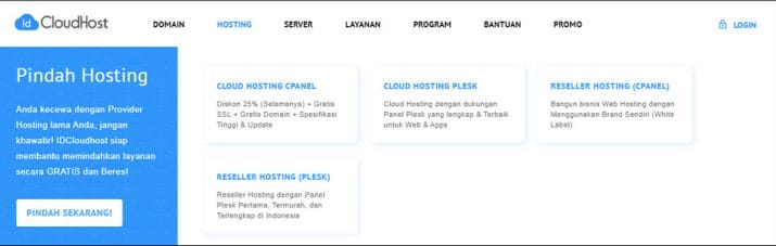 Contoh layanan hosting Indonesia